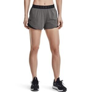 NEW Under Armour Play Up Twist Shorts 3.0 Gray/Black 3” Activewear - Size XL